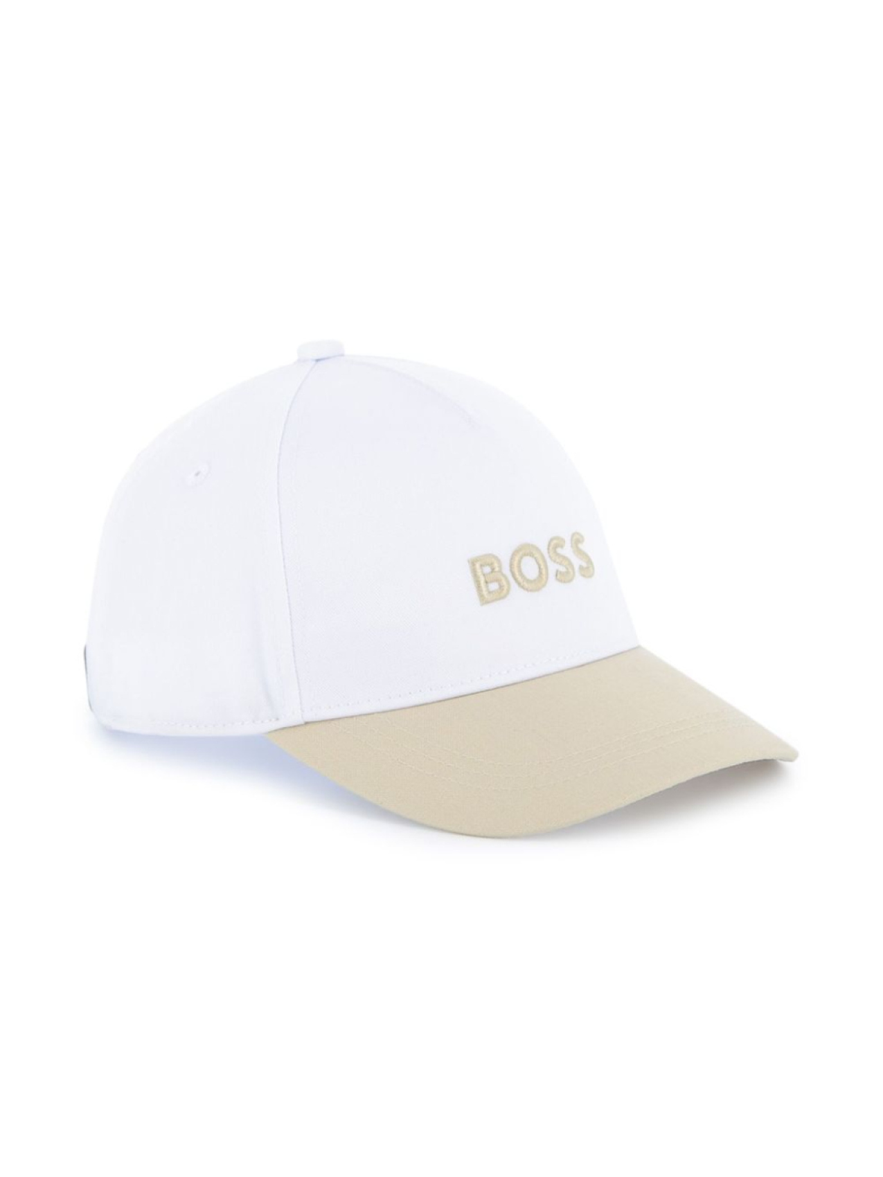 

BOSS Kidswear бейсболка с вышитым логотипом, белый