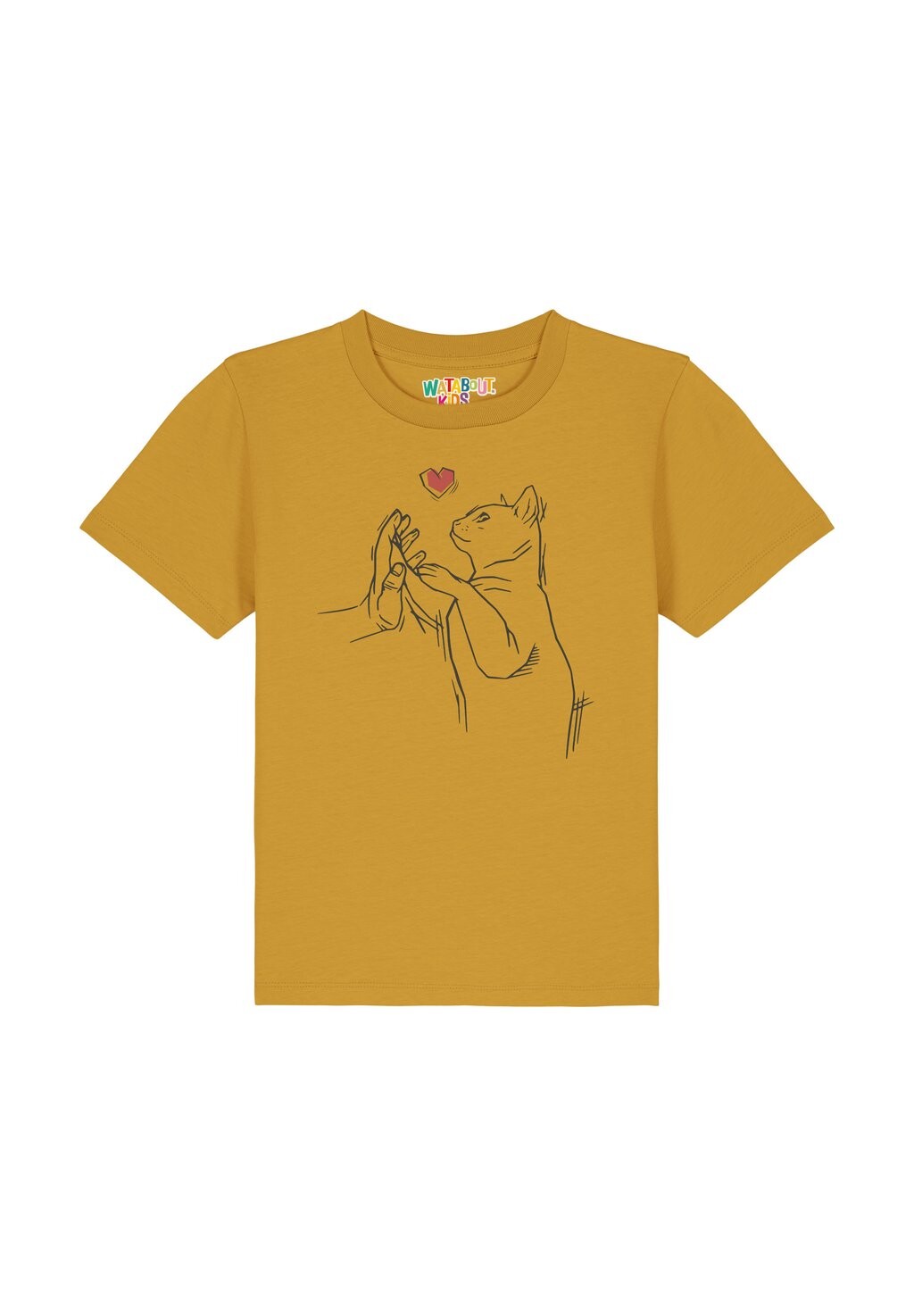 

Футболка с принтом CATHAND Watapparel, цвет ochre