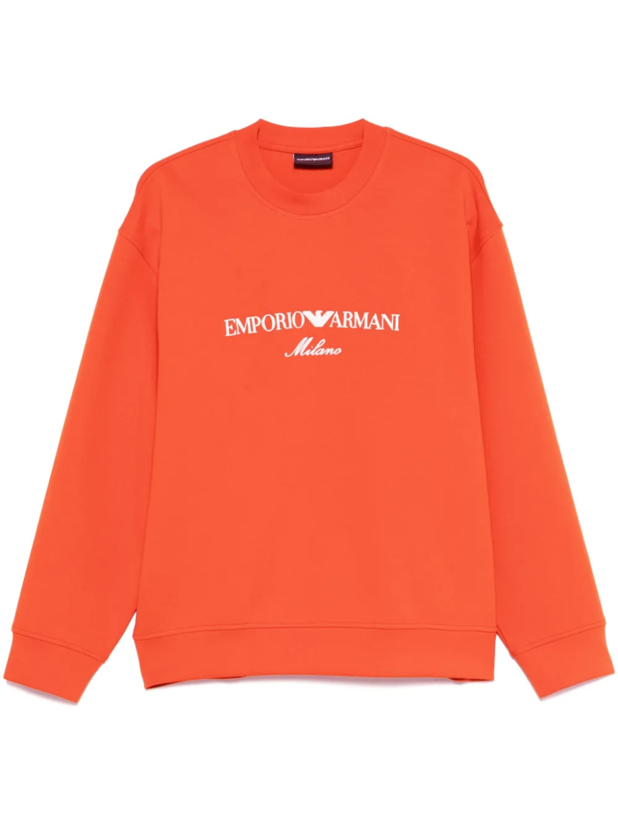 

Emporio Armani толстовка с вышитым логотипом, оранжевый