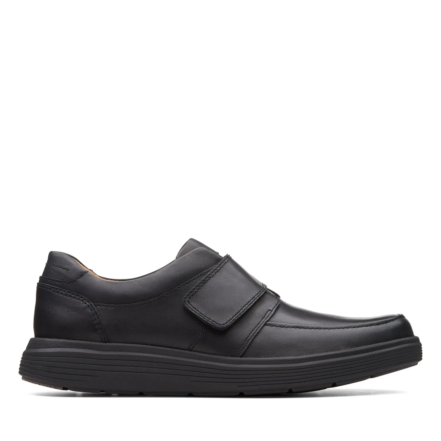 Кожаные лоферы Un Abode Strap Clarks, черный