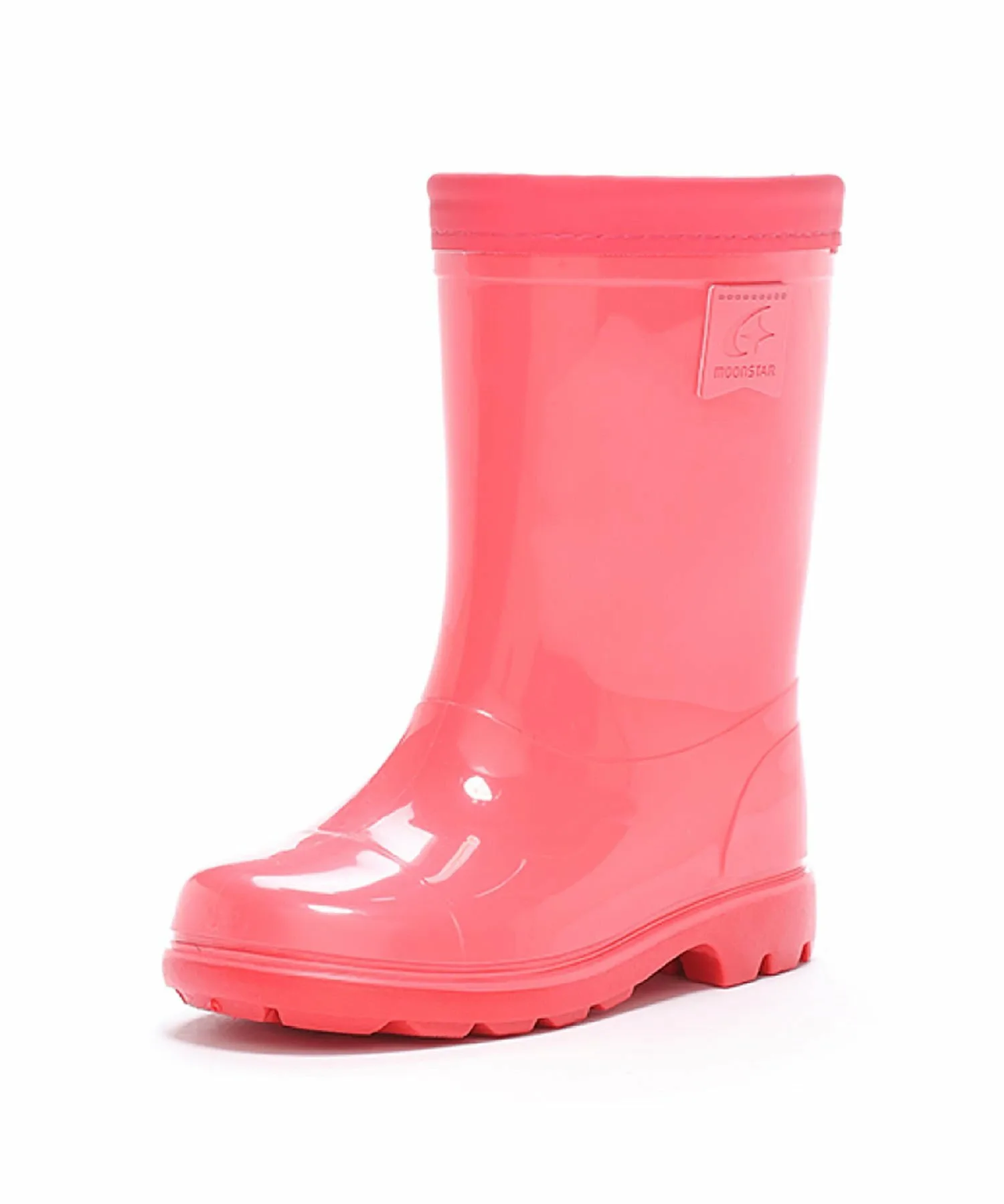 Детские резиновые сапоги MoonStar MS RB C65, производство Япония, размер 2E. Carrot, pink