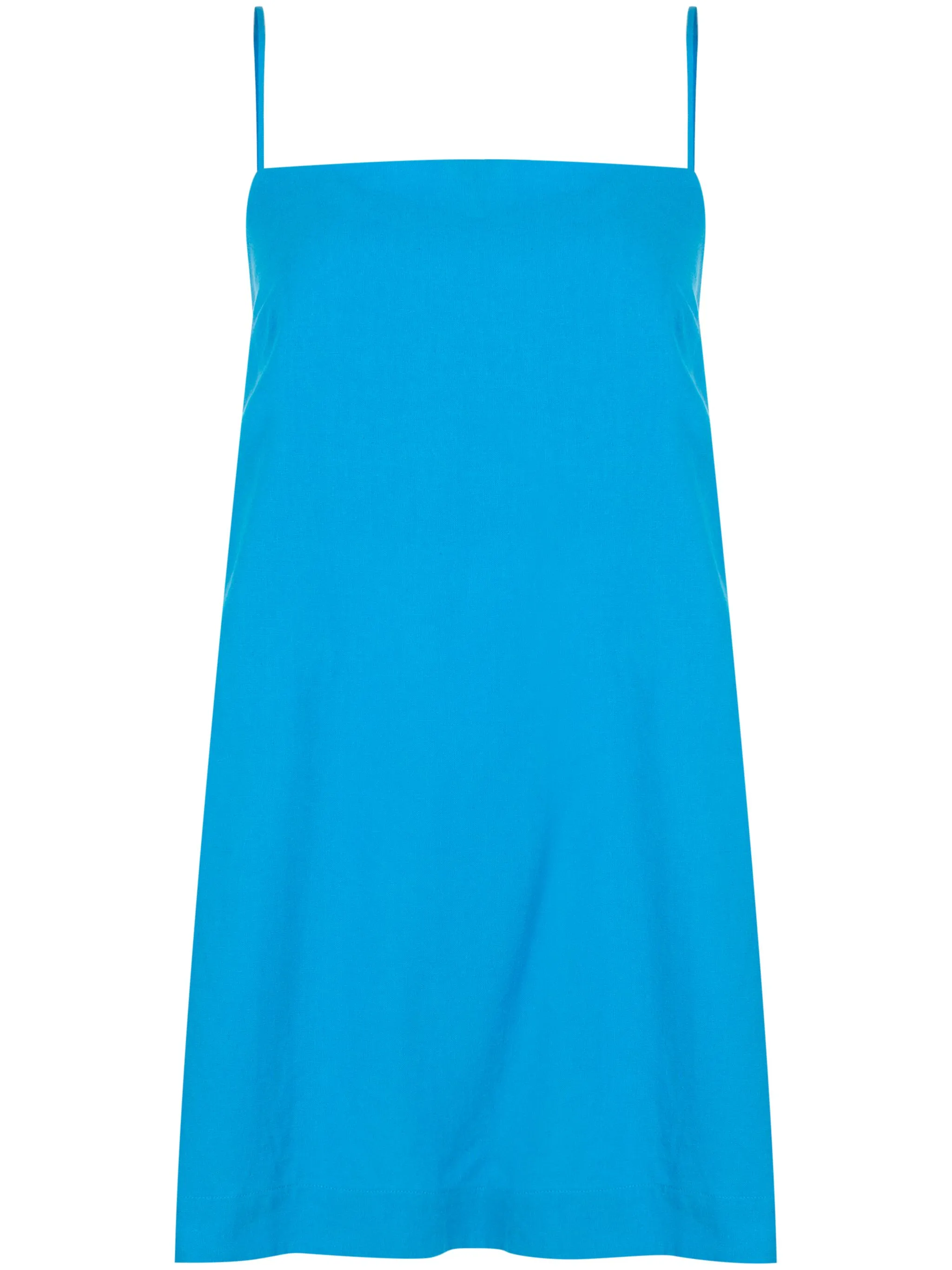 

Туника на тонких бретелях с драпировкой Lenny Niemeyer, синий