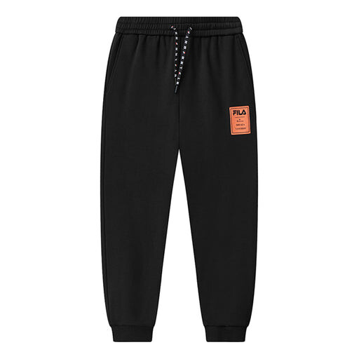 

Брюки x mihara crossover casual bundle feet sports knit long pants black Fila, черный
