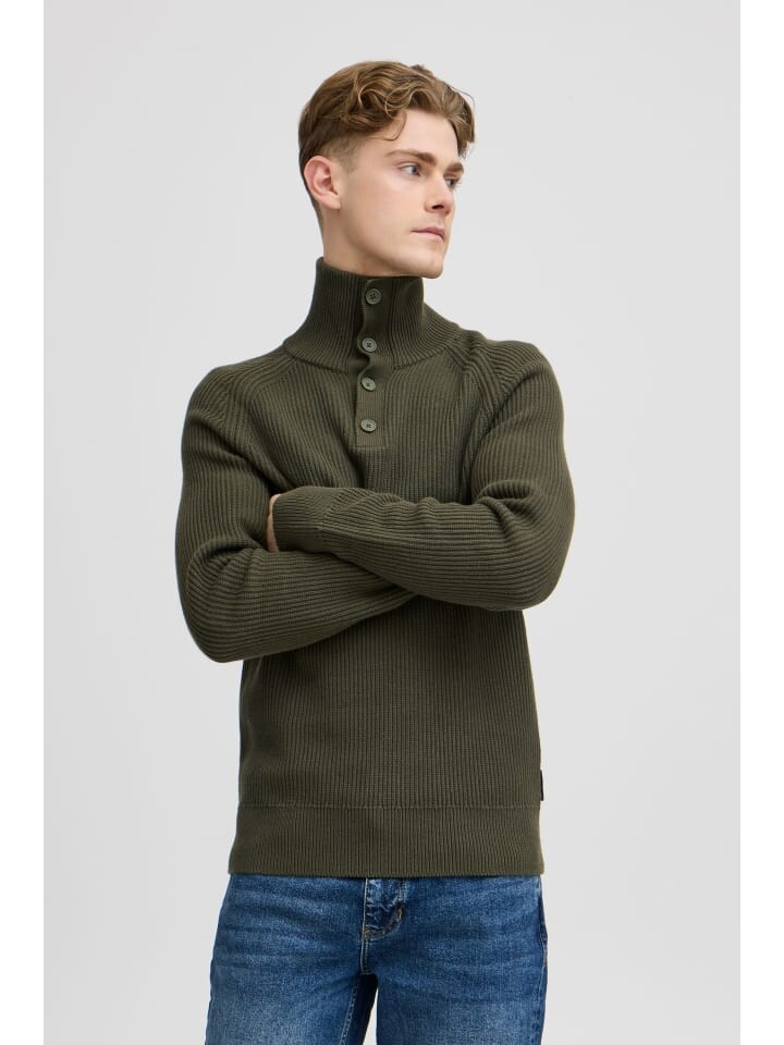 

Пуловер CASUAL FRIDAY Troyer CFKRISTIAN 0162 ribbed high neck knit 20505201 gemütlicher Troyer in