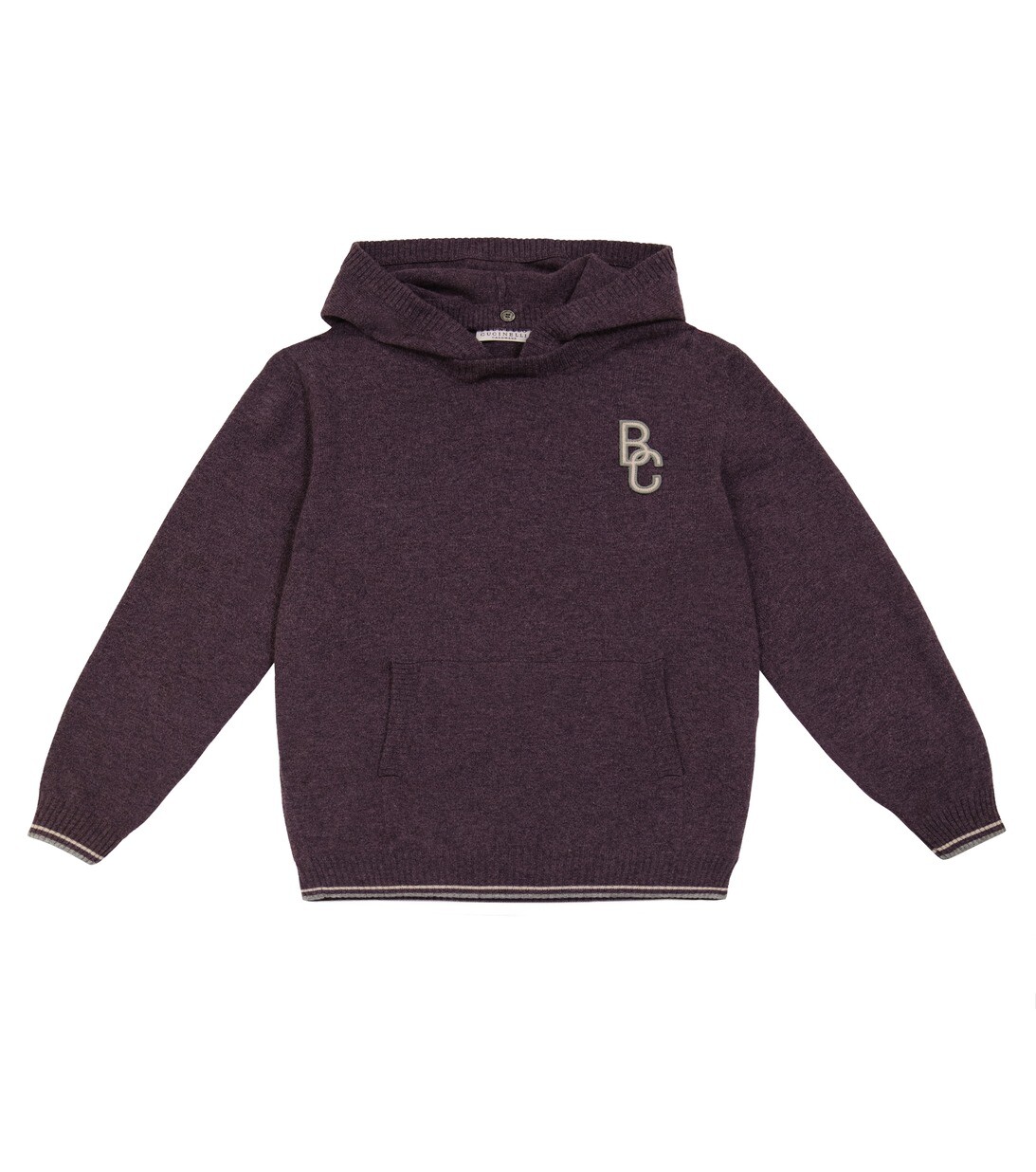 

Толстовка из шерсти, кашемира и шелка Brunello Cucinelli, фиолетовый