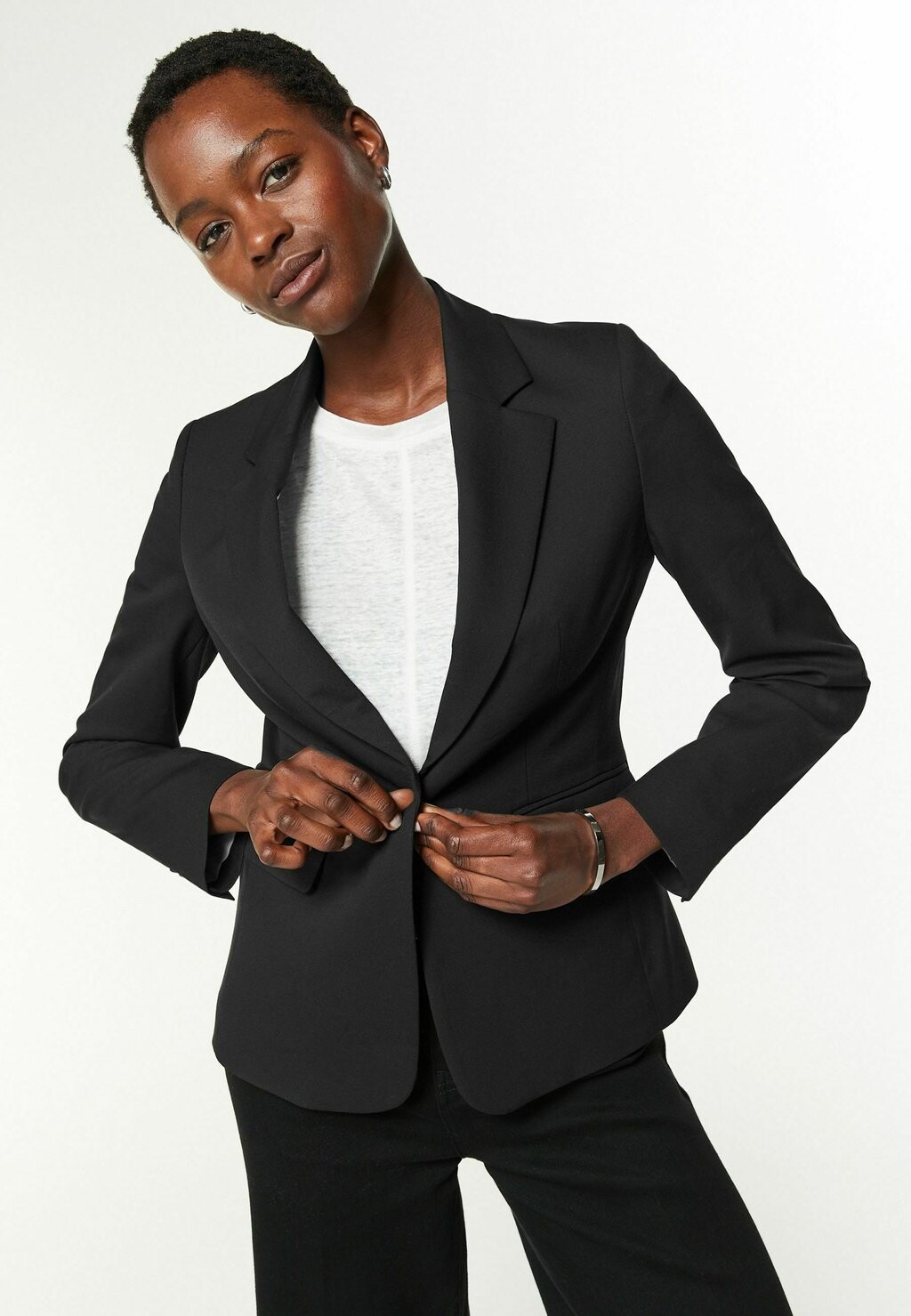 

Блейзер TAILORED SINGLE BREASTED REGULAR FIT Next, черный