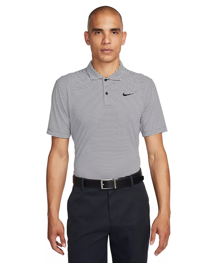 

Мужская свободная поло для гольфа с коротким рукавом Core Dri-FIT Nike, белый