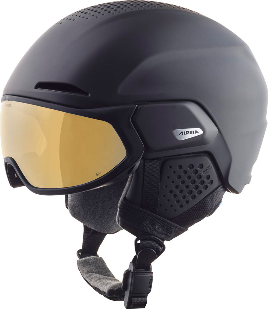 

Alpina Шлем Alto q-lite black matt gold 51-55