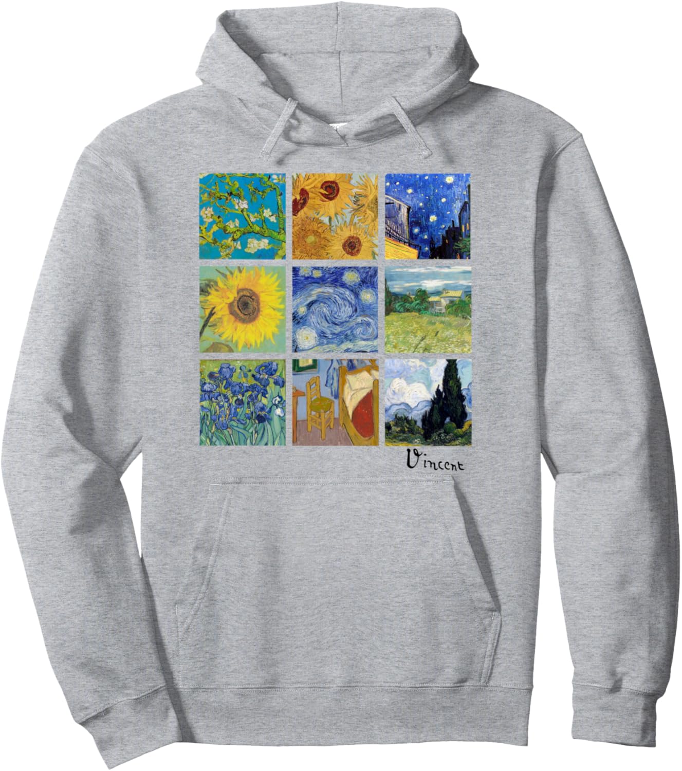 

Картины Ван Гога, подсолнухи, толстовка «Звездная ночь», серая Van Gogh Art Expressionism Painting Collage, Серый, Картины Ван Гога, подсолнухи, толстовка «Звездная ночь», серая Van Gogh Art Expressionism Painting Collage