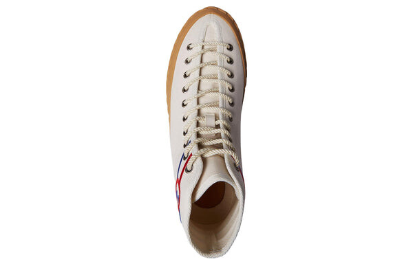 Кроссовки interlock g high-top sneakers 'white red blue' Gucci, белый — фото 4