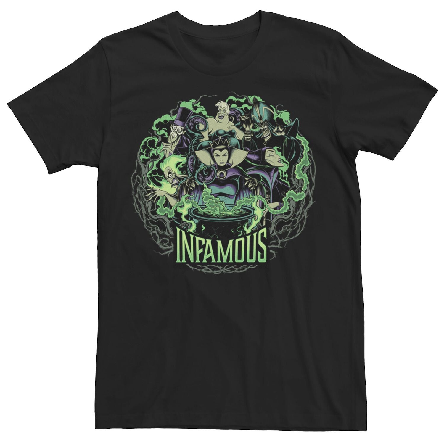 

Мужская футболка Disney Villains Infamous Evil Group