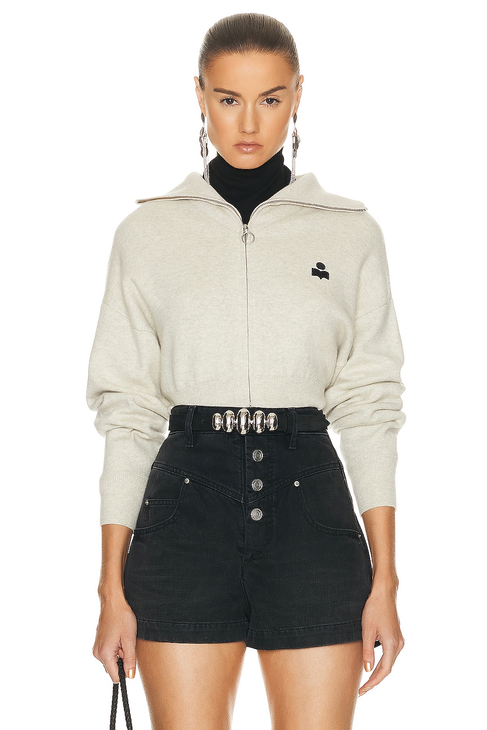 

Оксана Кардиган Isabel Marant Etoile, светло-серый