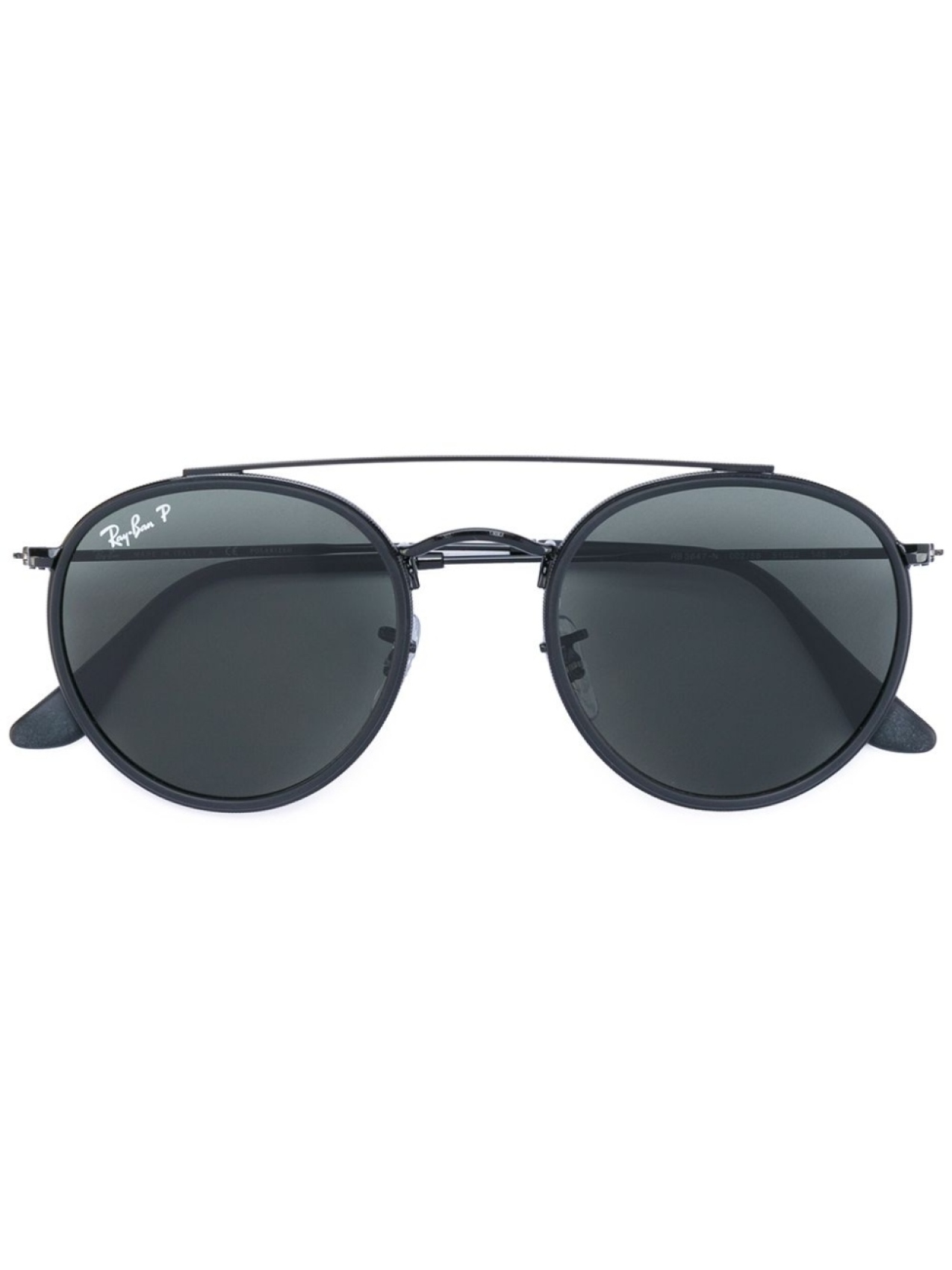 

Солнцезащитные очки в круглой оправе Ray-Ban, черный