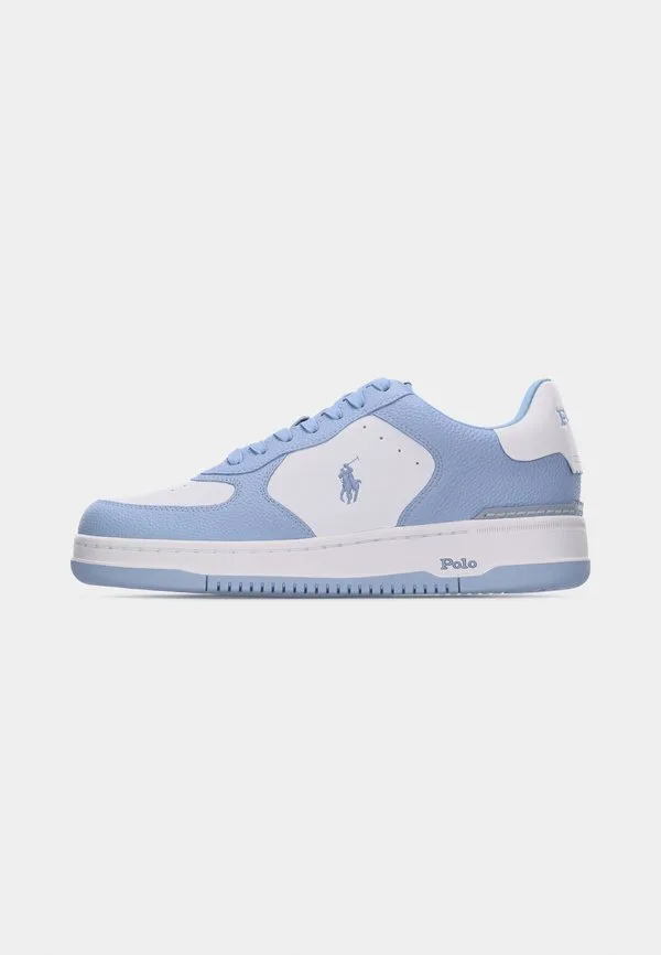 Кроссовки masters court из кожи Polo Ralph Lauren, Cornflower Blue/White