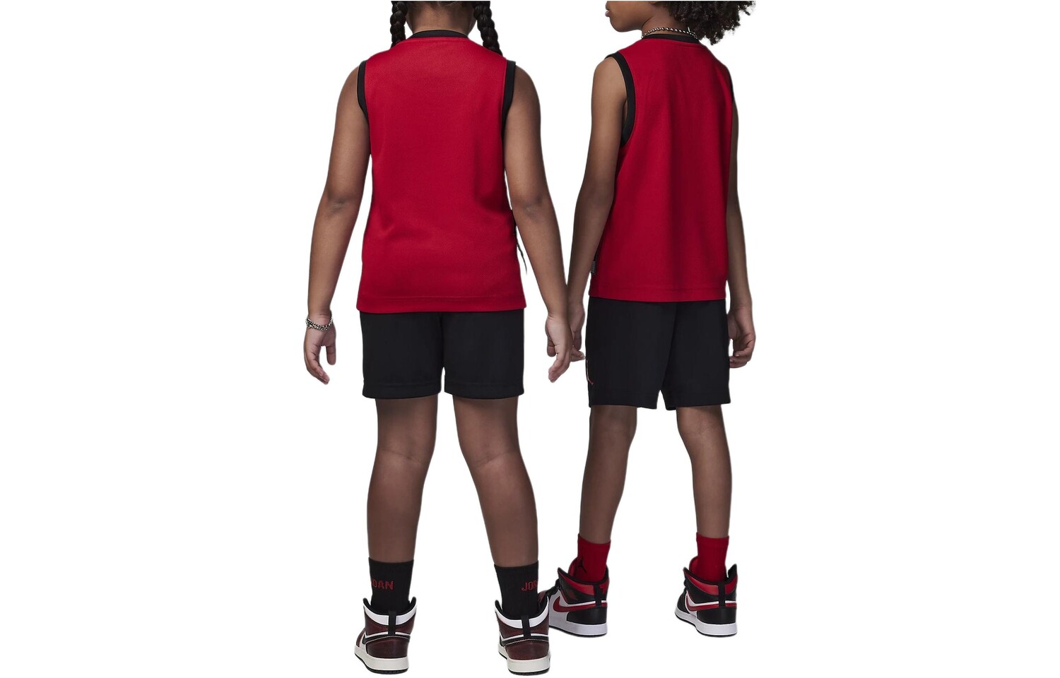 Детская повседневная спортивная одежда Jordan, цвет Red + Black — фото 2
