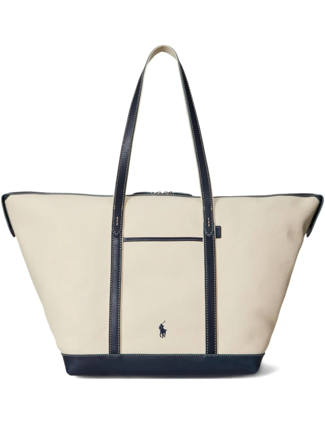 

Сумка-тоут Bellport из холста с кожаной отделкой Polo Ralph Lauren, нейтральный