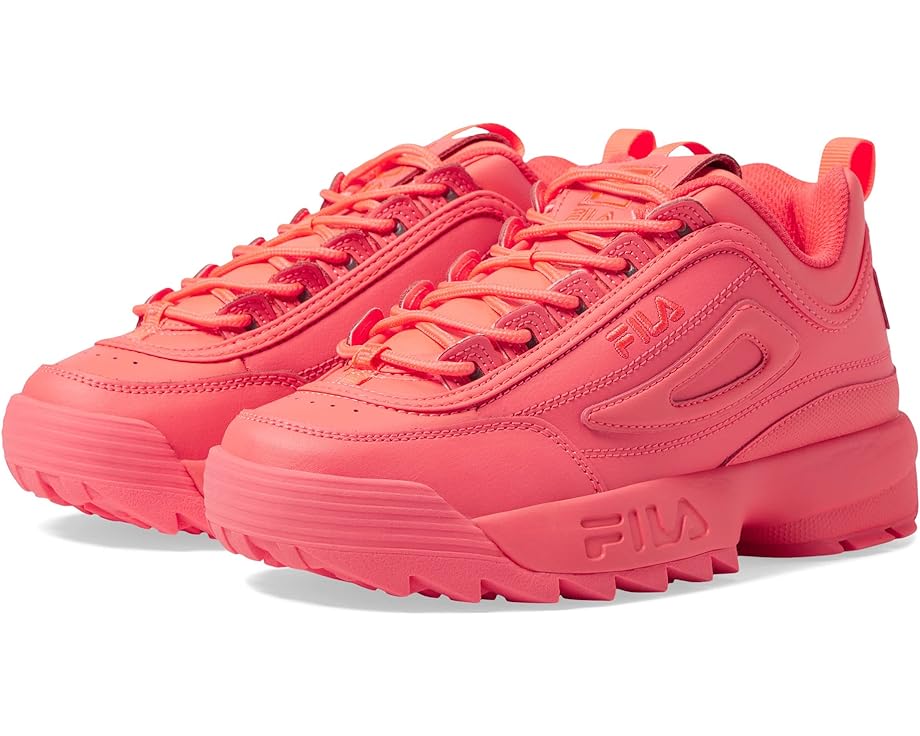 

Кроссовки Fila Disruptor II Premium Fashion Sneaker, цвет Fiery Coral/Fiery Coral/Fiery Coral