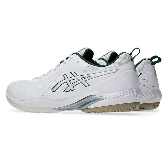 Унисекс кроссовки для тенниса «Prestige Neo Wide» от ASICS, White X P Silver (100) — фото 4