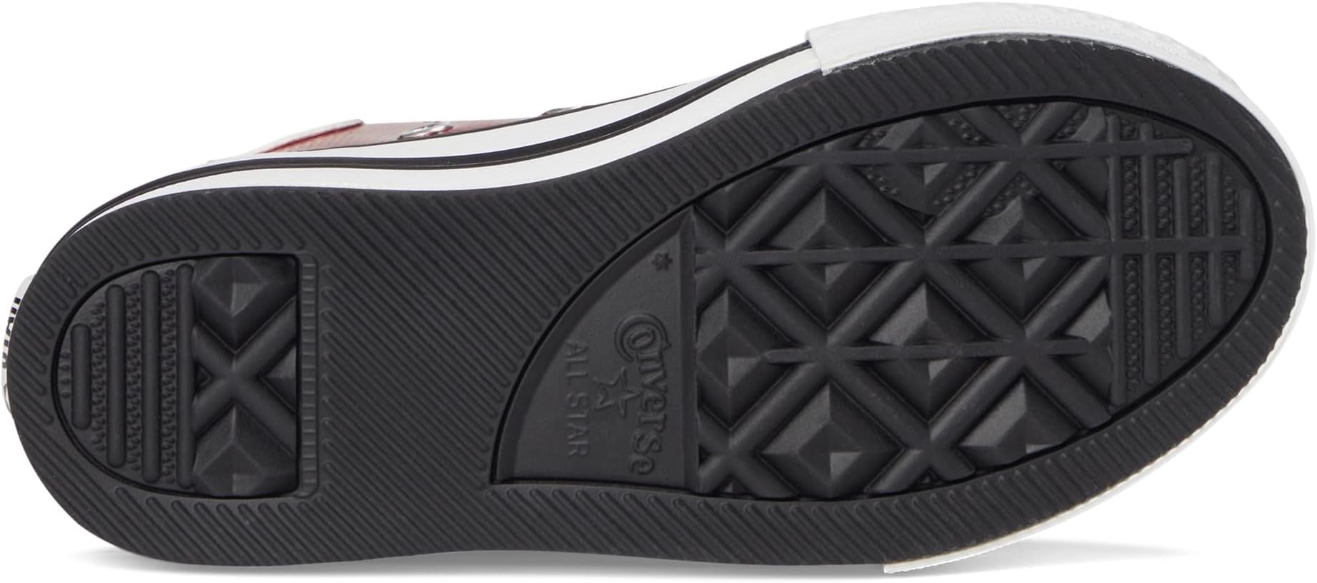 Кроссовки Converse Kids  Chuck Taylor All Star Lift Disco, Wine Red/White/Days Ahead — фото 3