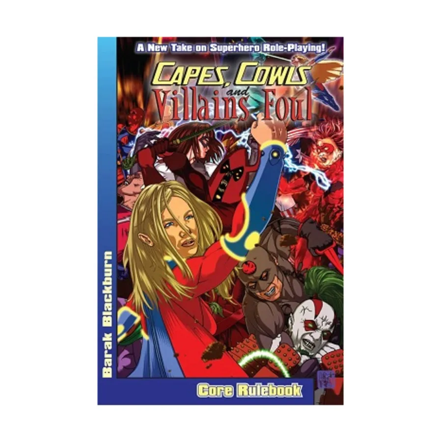 

Capes, Cowls and Villains Foul, Roleplaying Games (Spectrum Games), мягкая обложка