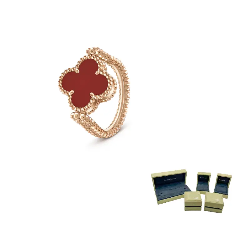 

Van Cleef & Arpels Кольцо Alhambra Four Leaf Lucky Series Women's Rose Gold