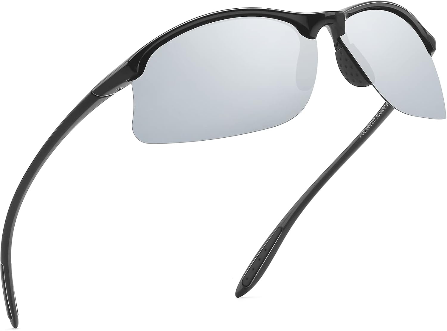 

Поляризованные спортивные солнцезащитные очки JULI для мужчин и женщин, оправа Tr90, небьющаяся, для бега, рыбалки, бейсбола, вождения, MJ8002 JULI Eyewear, Black/Silver