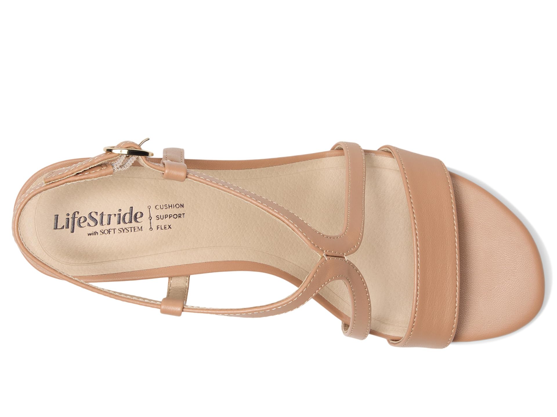 Сандалии LifeStride Nolita, цвет Sienna Tan Faux Leather — фото 2