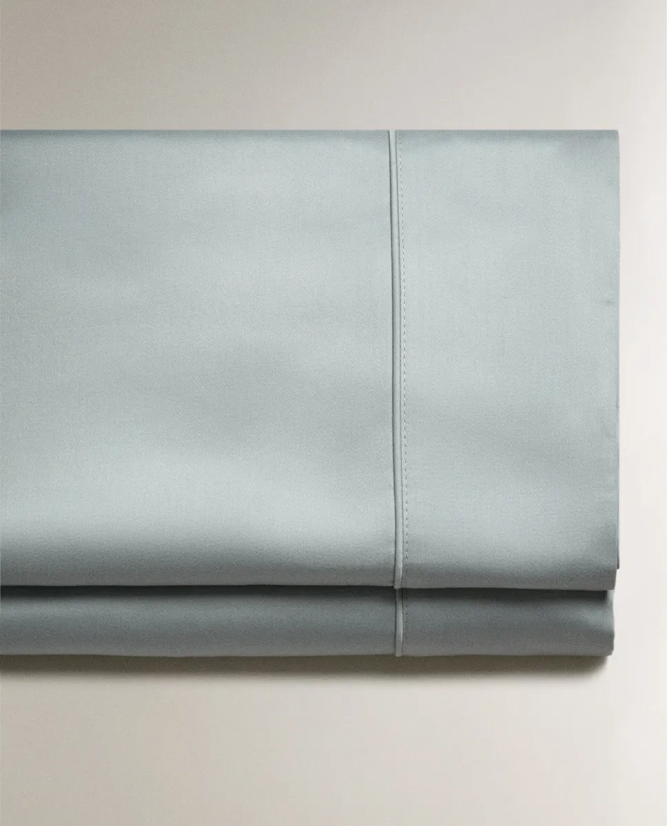 

(500 нитей) плоский лист сатина Zara Home, экрю