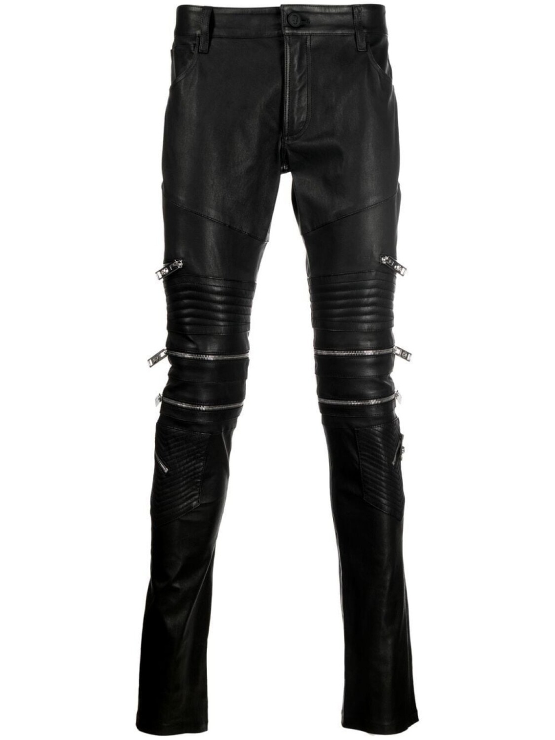 

Байкерские брюки с молниями Philipp Plein, черный