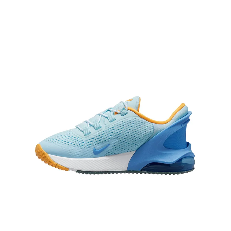 Nike Детские кроссовки для бега Air Max 270 Abrasion Resistant Low top, синие, возраст 3-7 лет