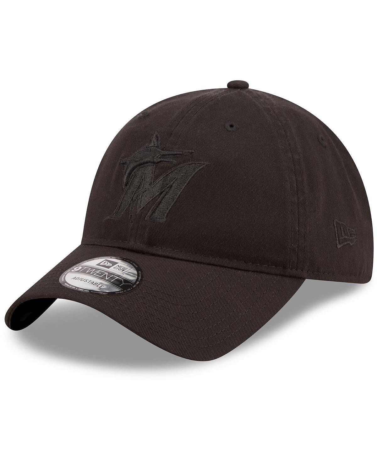 

Мужская регулируемая кепка Miami Marlins Black on Black Core Classic 2.0 9TWENTY New Era