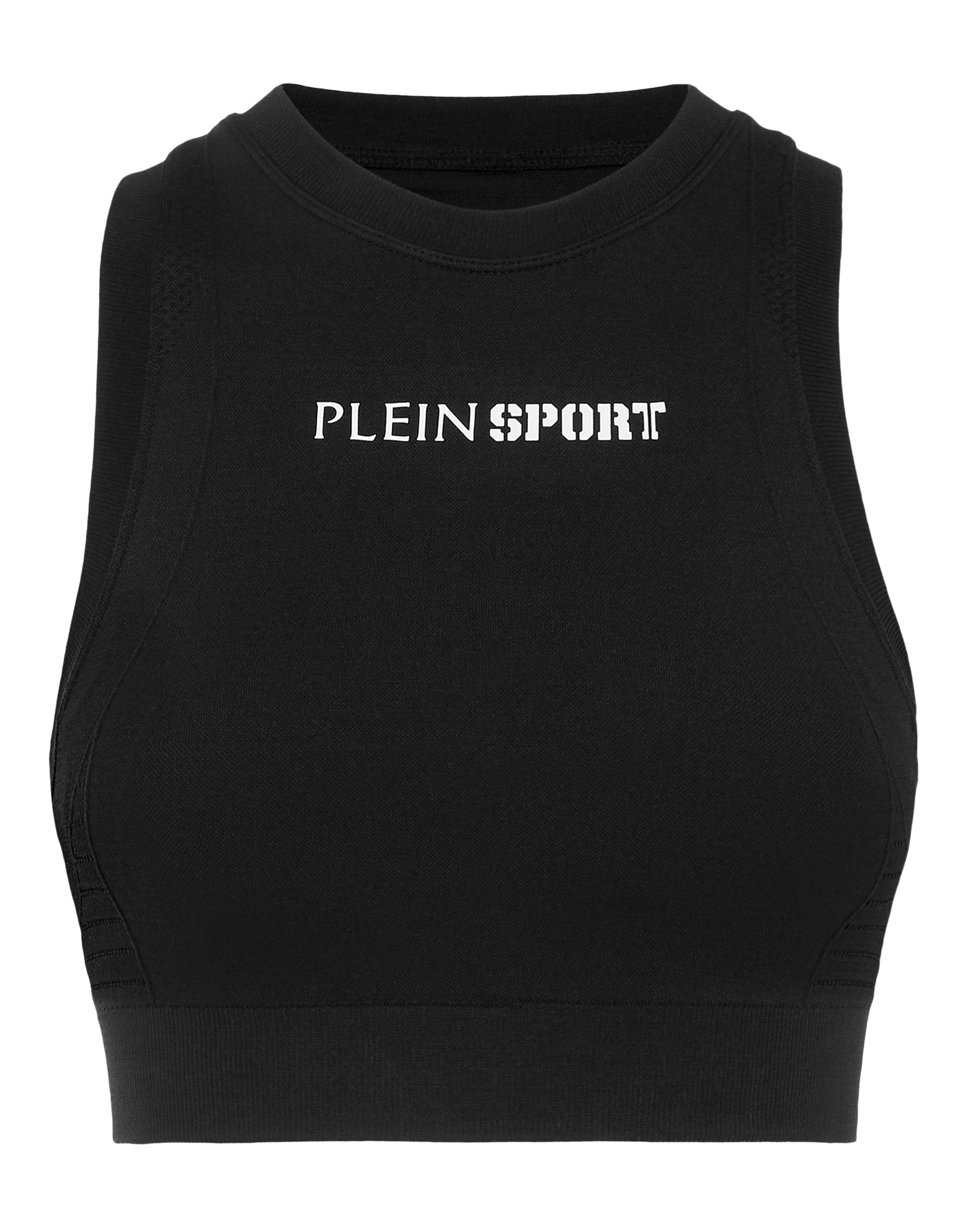 

Спортивный топ PLEIN SPORT, черный