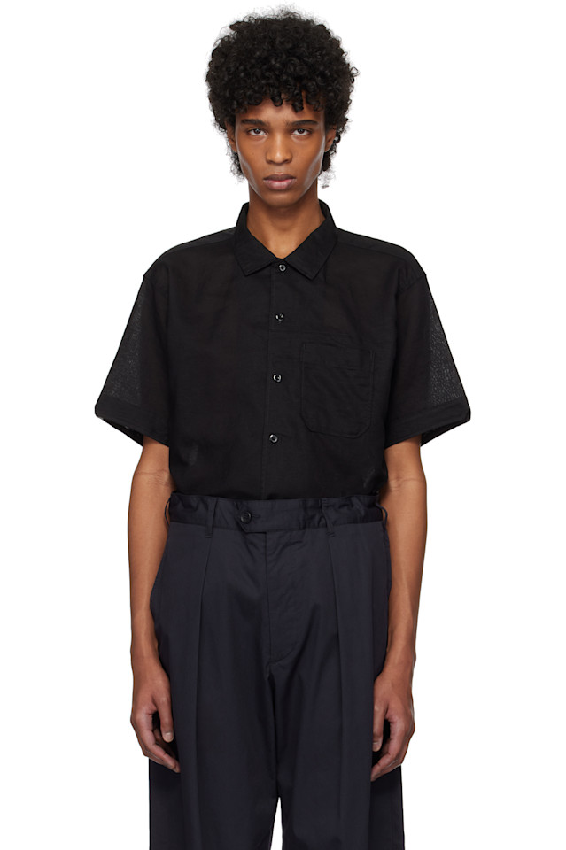 

Кэмп рубашка Engineered Garments, черный
