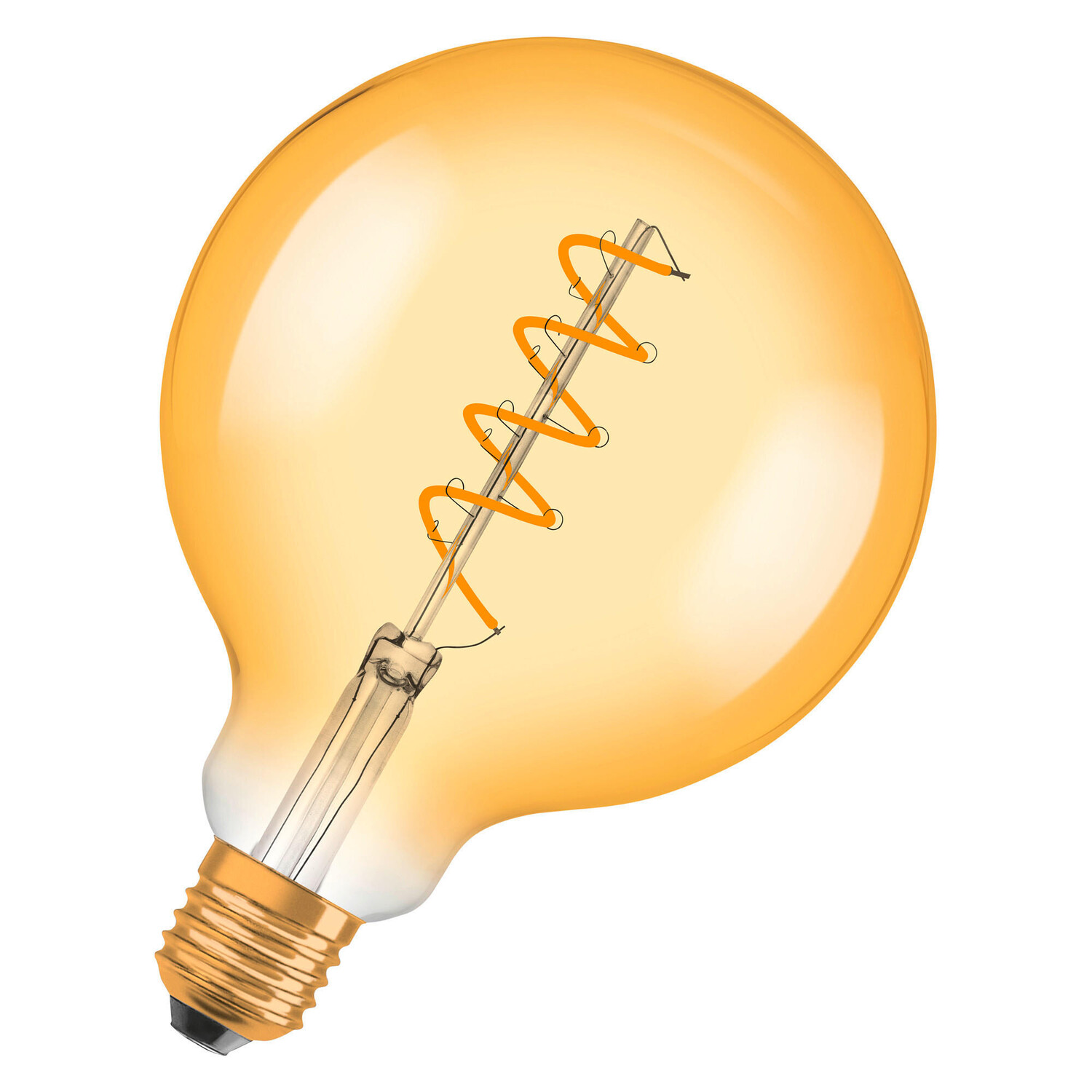 

Светодиодная лампочка Osram, 12,4x16,8 см, золотой