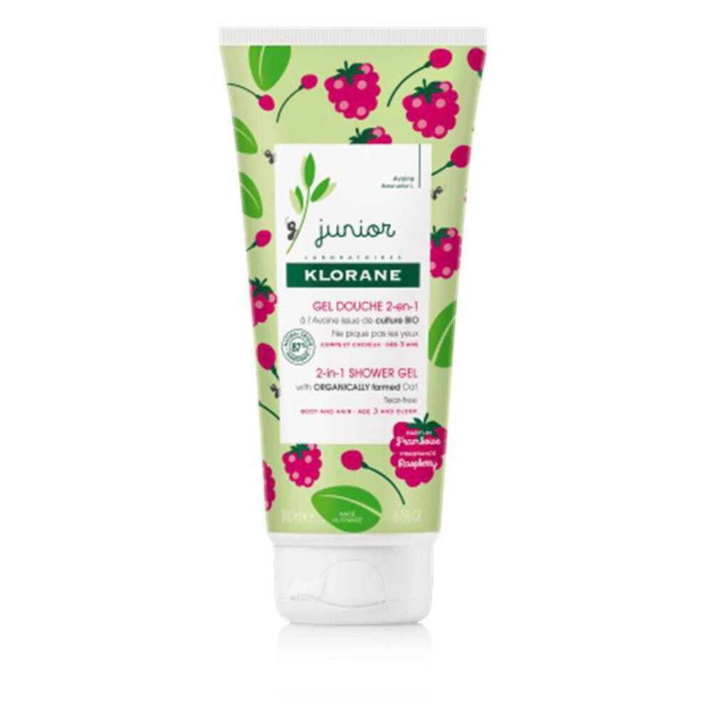

Гель для детей Klorane Junior Ducha Frambuesa, 200 мл