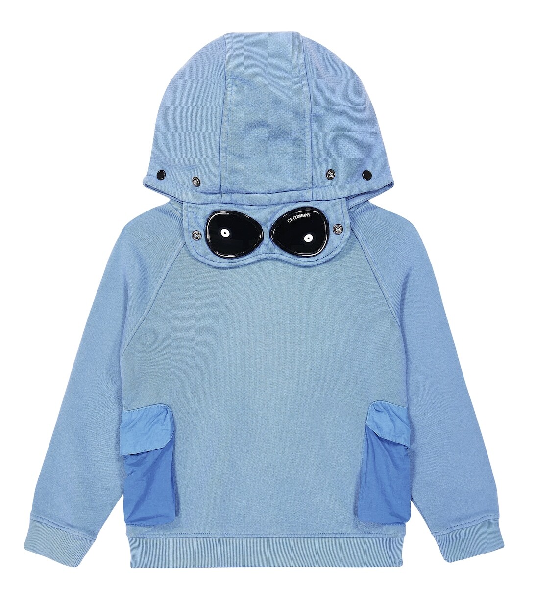 

Худи из хлопкового флиса u16 C.P. Company Kids, синий