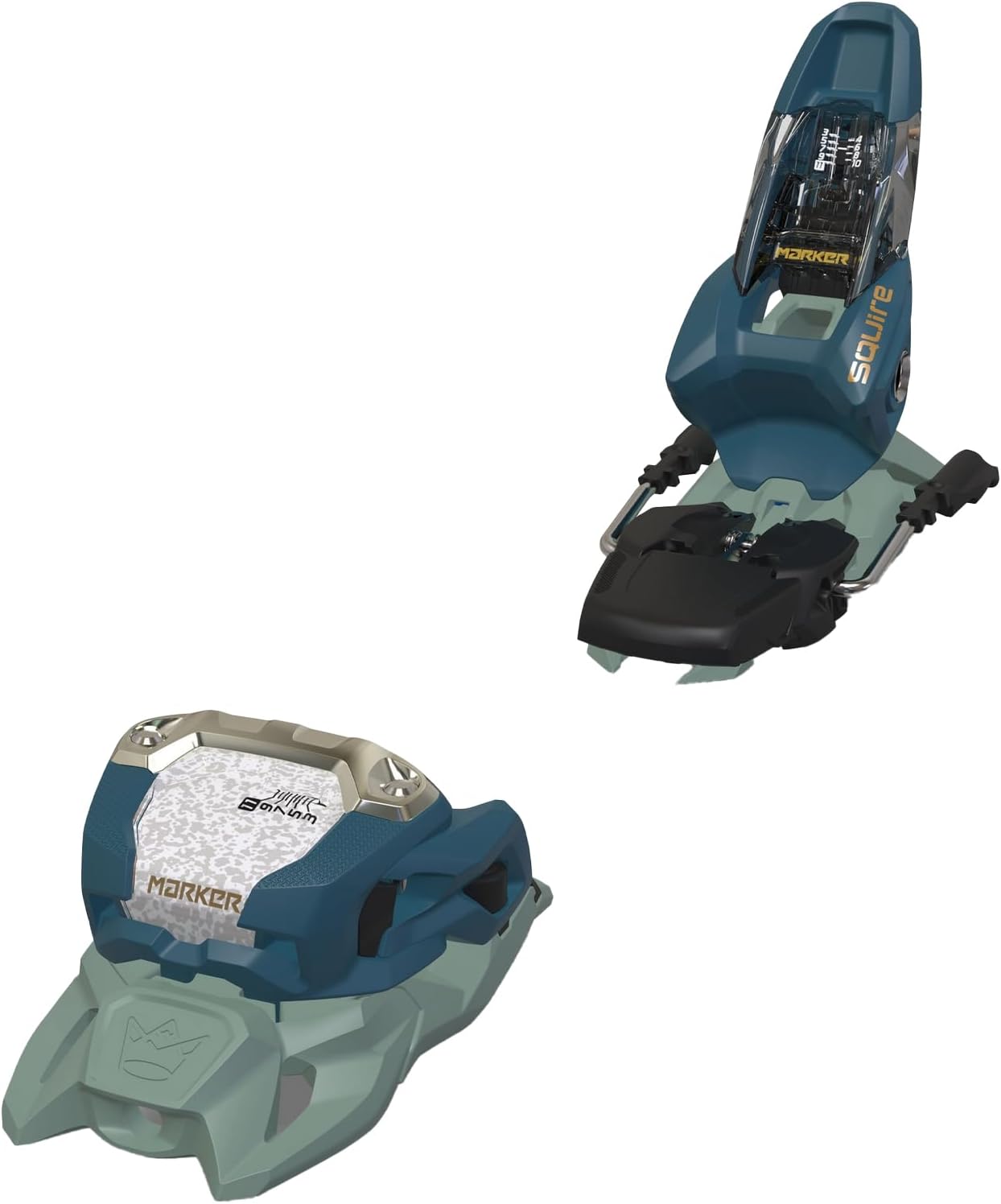 

Лыжные крепления MARKER Squire 11 2024, зелено-бирюзовые, 100 мм, Green/Teal