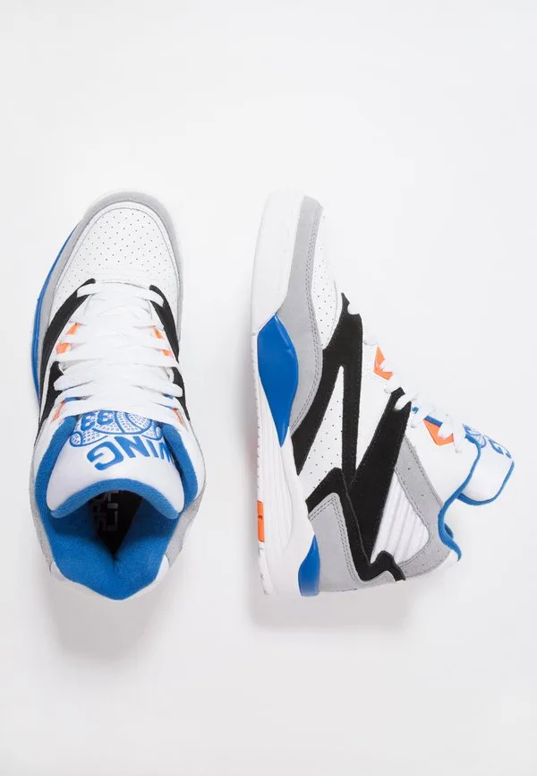 Спортивные кроссовки sport lite с высоким верхом Patrick Ewing, White/Grey/Blue — фото 2
