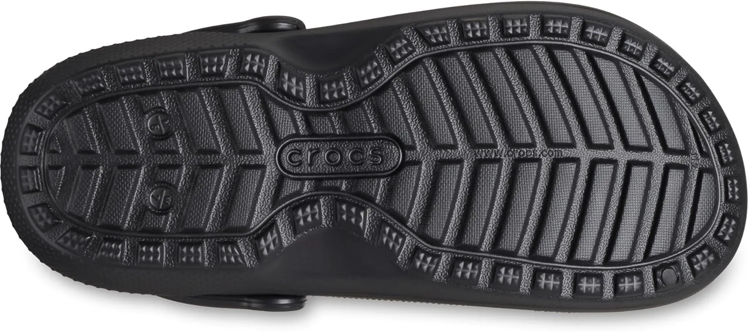 Крокс Унисекс Классические сабо с утепленной подкладкой для праздников Crocs, черный/красный — фото 4