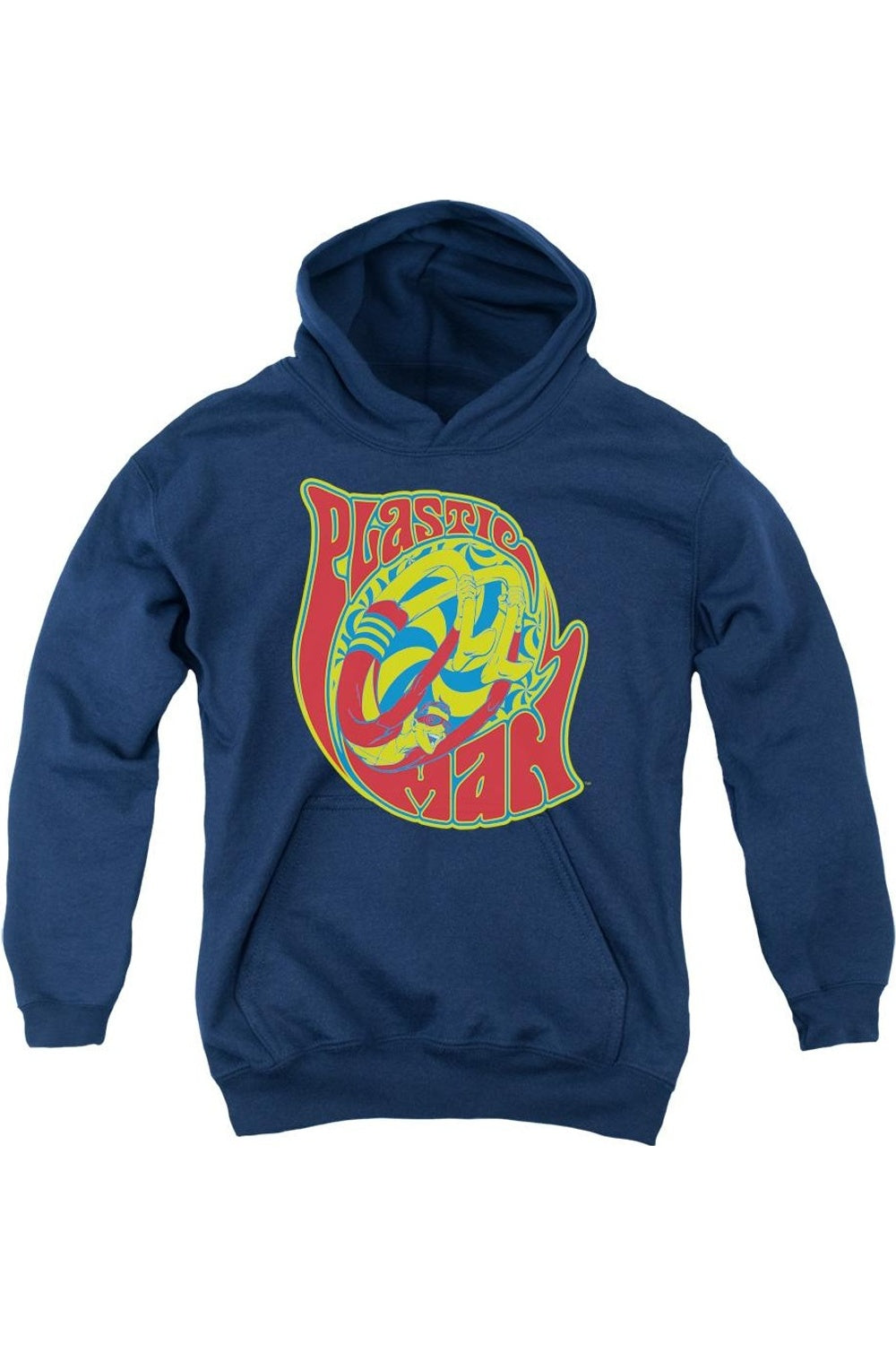 

DC Comics Толстовка с капюшоном How I Roll для молодежи Gildan, темно-синий