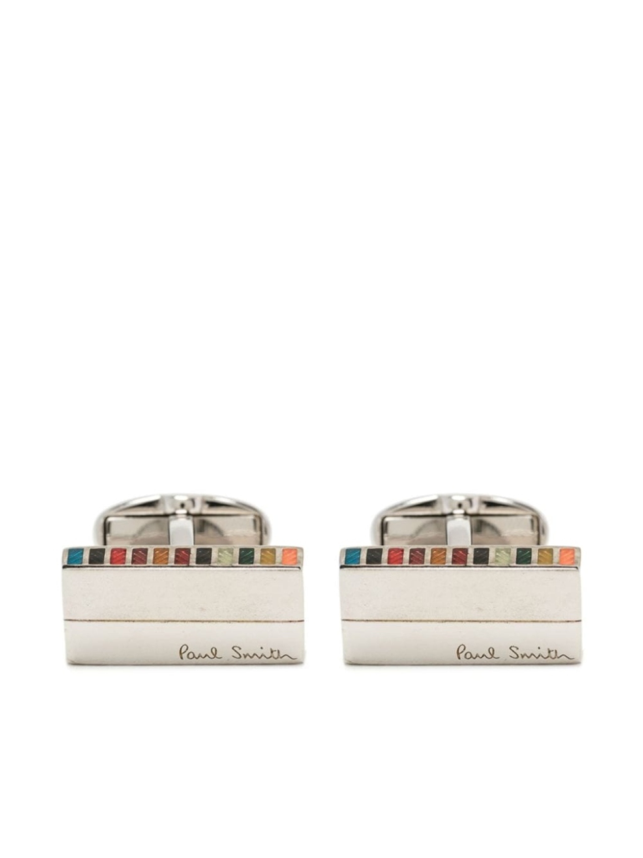 

Запонки Signature Stripe Paul Smith, серебряный