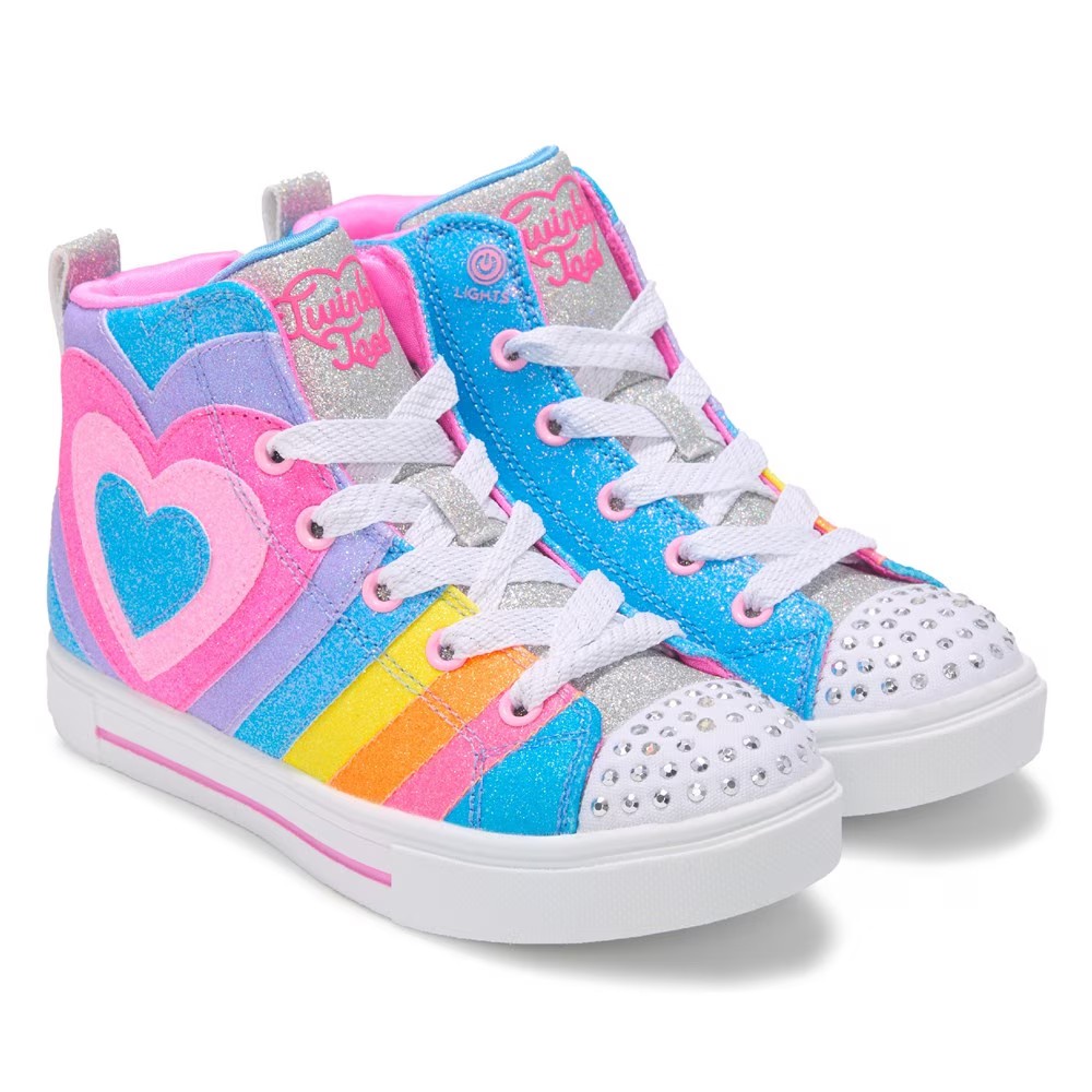 

Twinkle Sparks высокие кроссовки /маленький ребенок Skechers, мультиколор