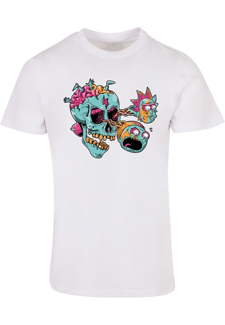 

Классическая футболка ABSOLUTE CULT Shirt Rick And Morty - Eyeball Skull, белый