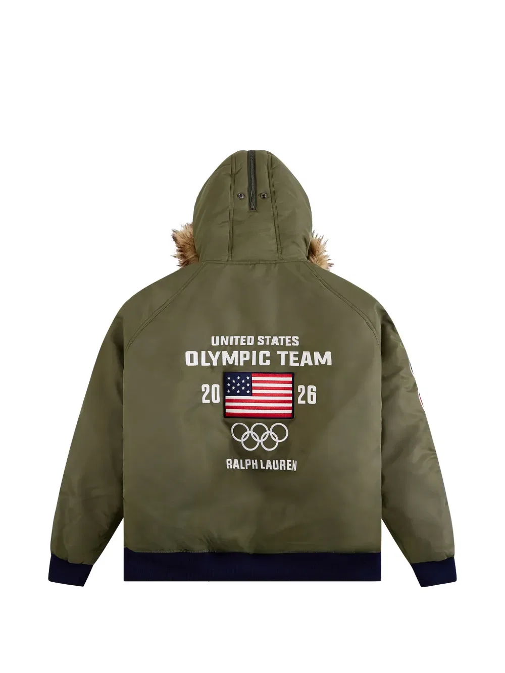 Куртка сборной США Polo Ralph Lauren, зеленый — фото 2