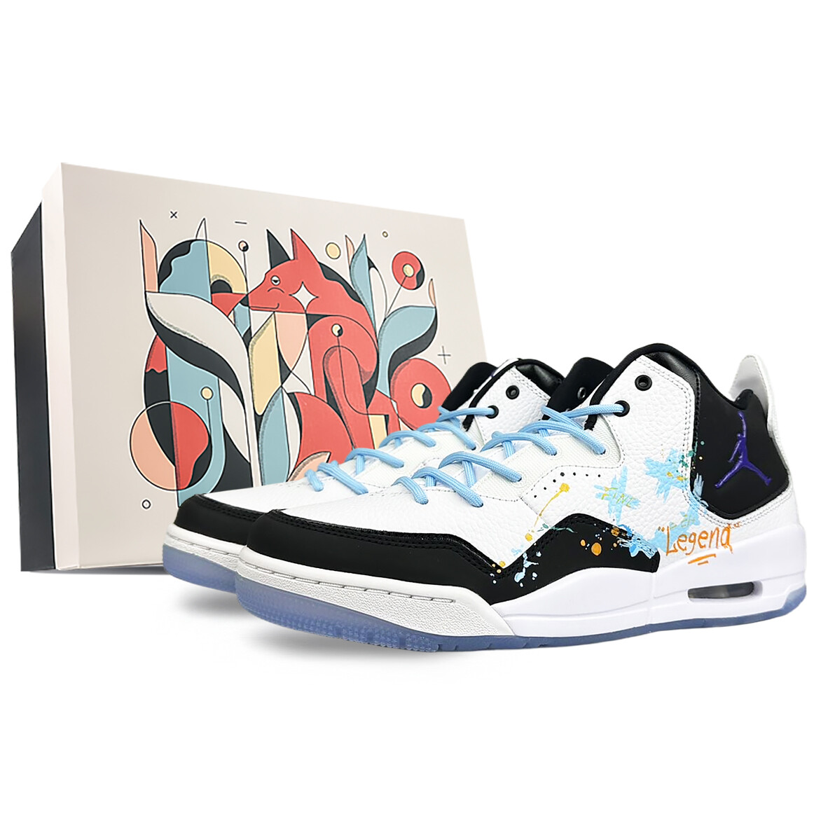 

Баскетбольные кроссовки Courtside 23 Vintage Unisex Mid-Top Black/Blue/White Jordan