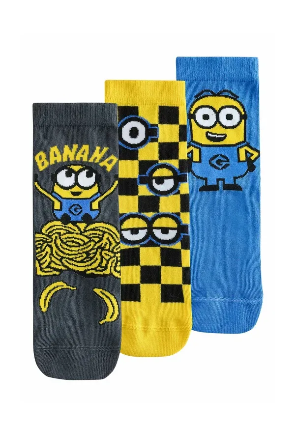 Носки 3 пары Next, minions, мультиколор