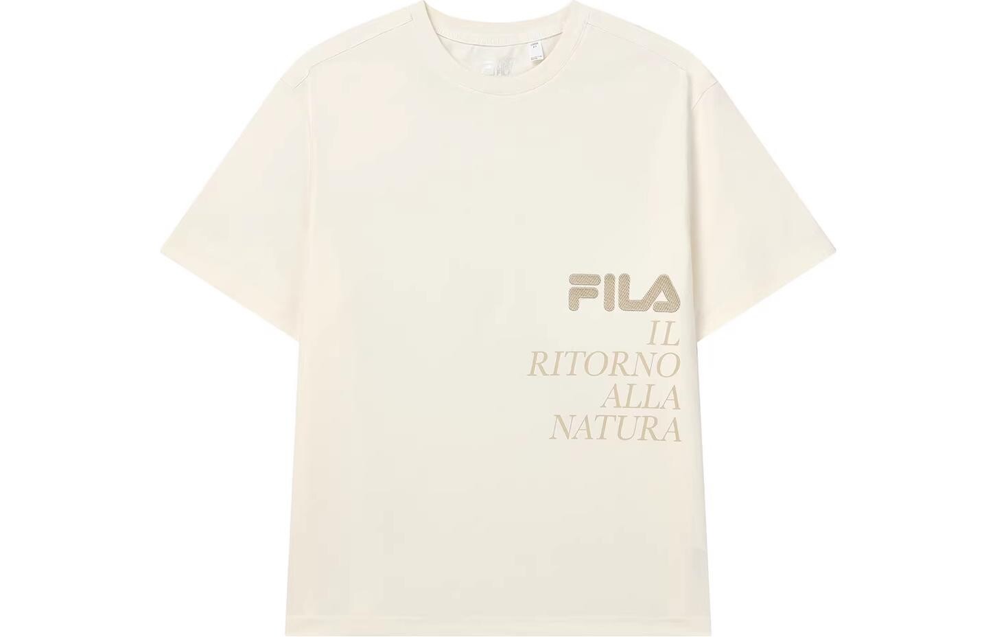 

Футболка мужская цвета слоновой кости Fila, белый