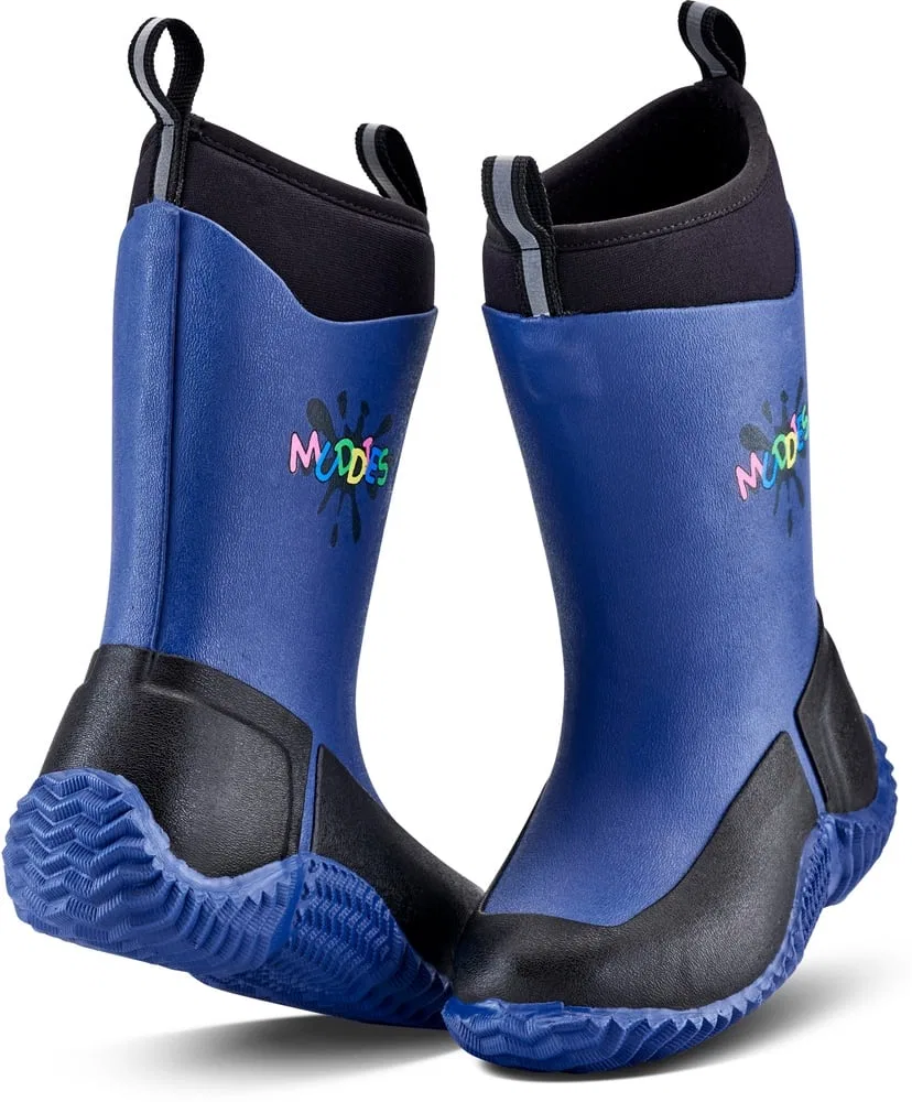 Резиновые сапоги, Muddies Icicle Wellies, Grubs, синий