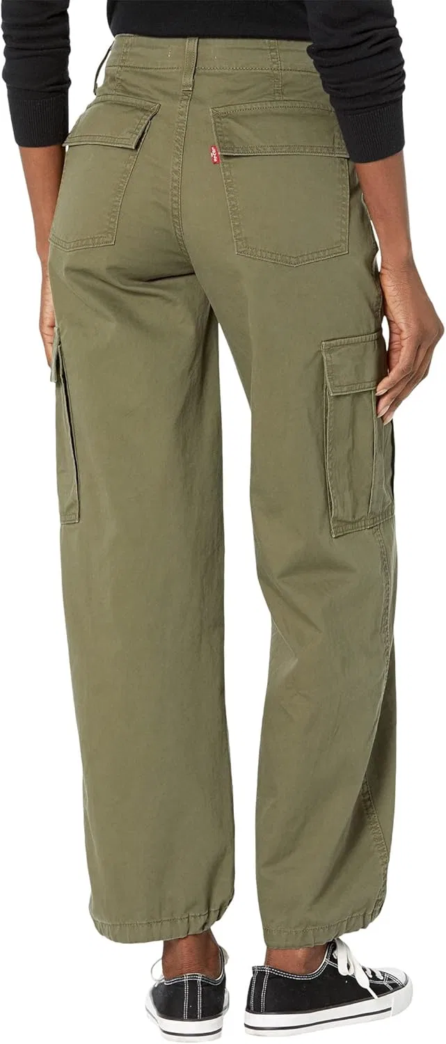 Джинсы Levi's 94 Baggy Cargo, Army Green — фото 2
