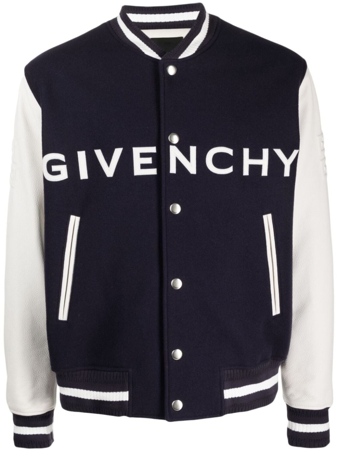 

Бомбер с вышитым логотипом Givenchy, синий